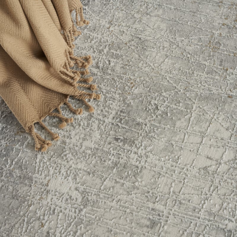 Nourison Home Texture Indoor only Cream / Ivory Abstract Area Rug