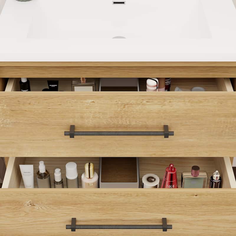 Victoria 30'' Wall-mounted Vanity with Reinforced Acrylic Sink - 29.5