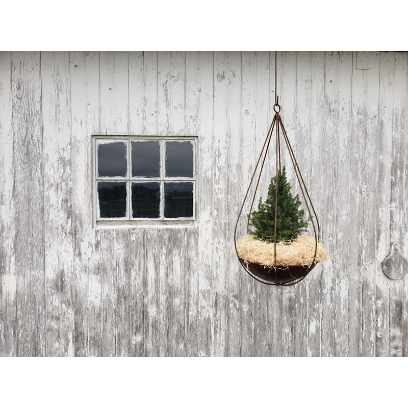 Large raindrop hanging Christmas tree basket