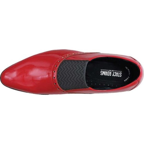 stacy adams red loafers