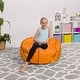 preview thumbnail 49 of 187, Kids Bean Bag Chair Cover Stuffed Animal Storage or Toy Organizer