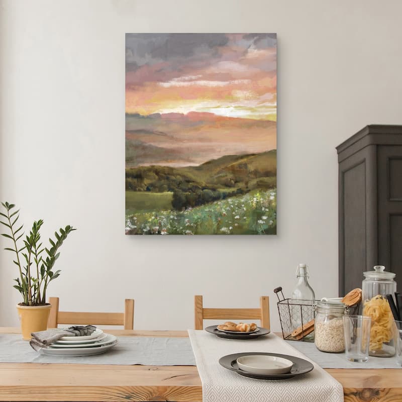 Amber Sunrise by Studio Arts Canvas Art Print