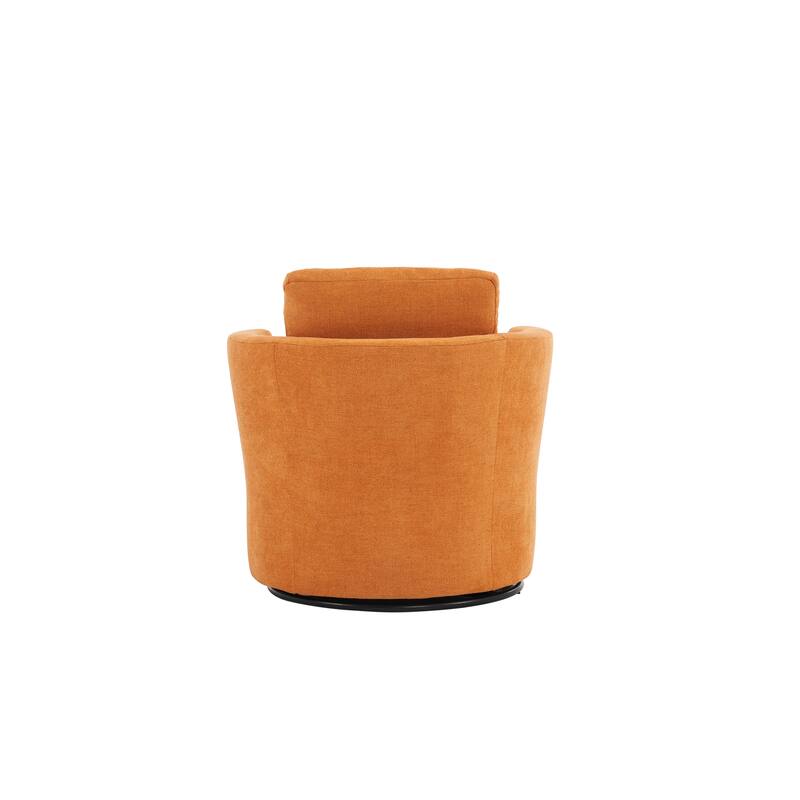 29.5" Polyester Swivel Arm Chair