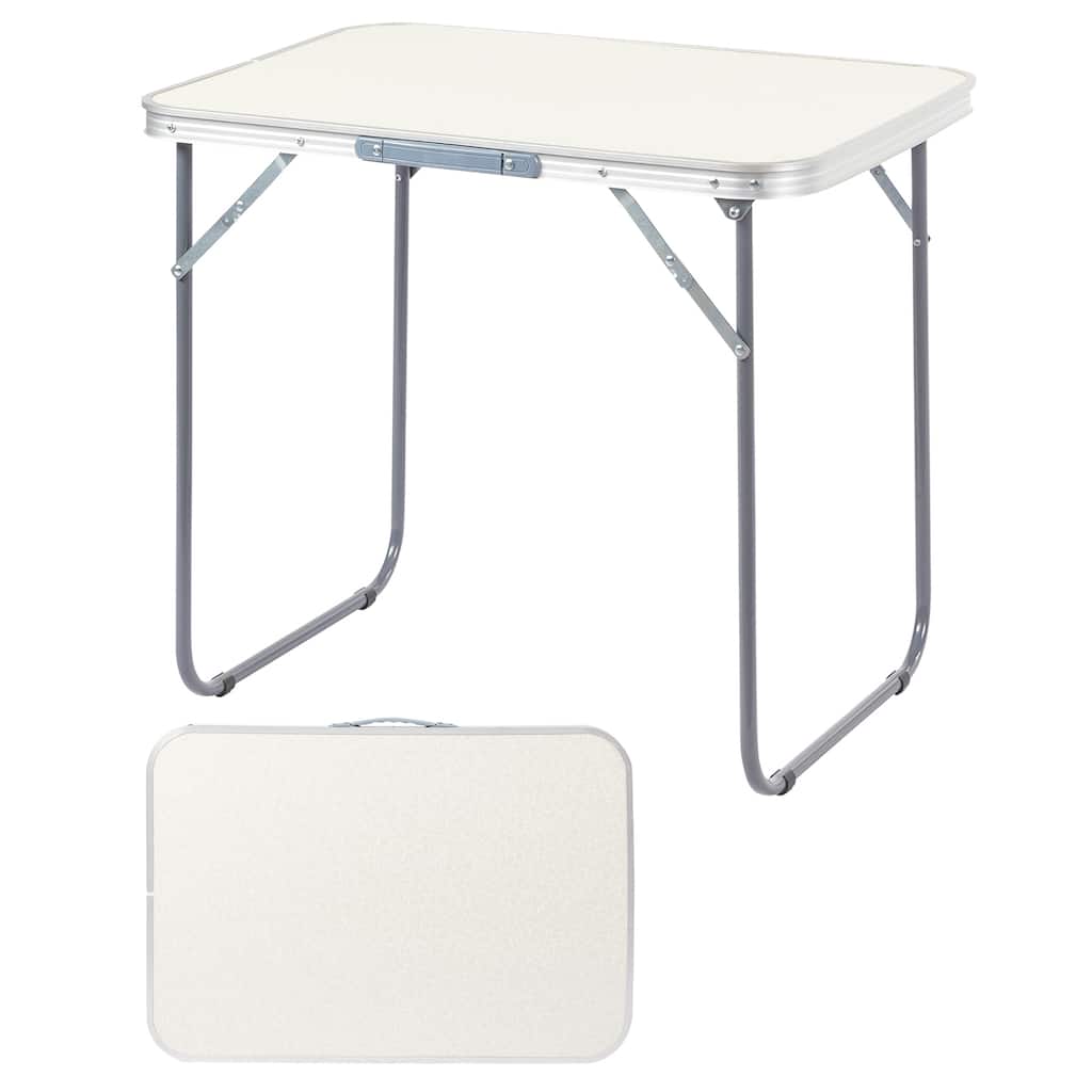 Portable Folding Table Aluminum for Outdoor Camping or Picnic - 27.56" x 19.69" x 23.62"