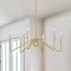 preview thumbnail 6 of 6, Kennedy 29.75" Wide 6-Light Chandelier