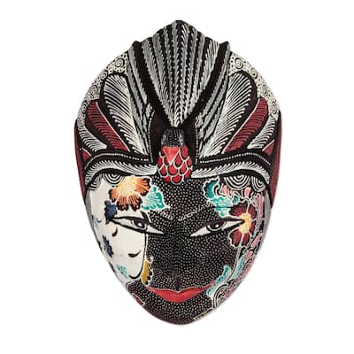 Novica Handmade The Dharma Rama Wood Mask