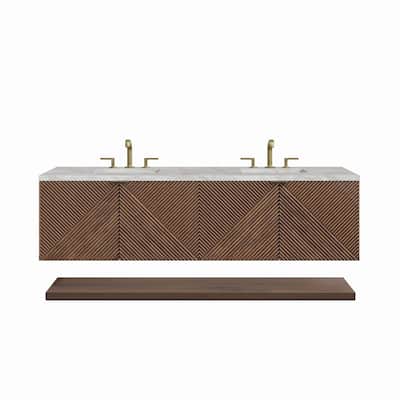James Martin Vanities D200-V72-3VSL Marcello 72" Double Basin Wood