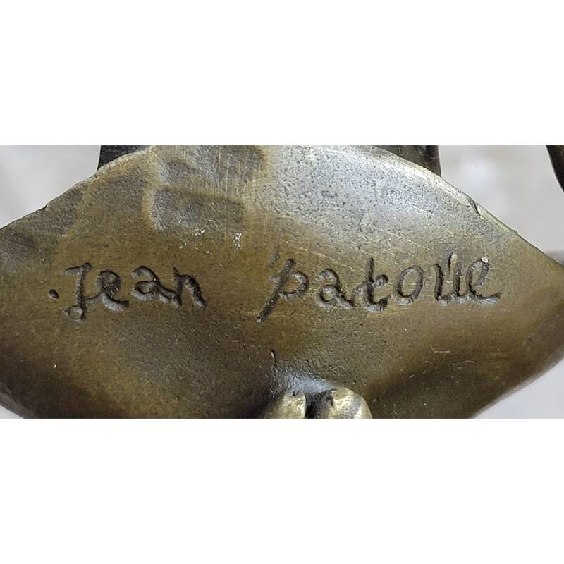 Handcrafted Sensual Floral Bronze Candle Holder Bronze Sculpture Statue Figure