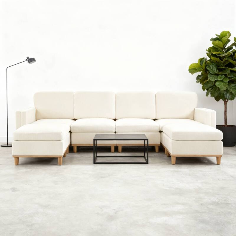Modern Sofa Chair with Soft Padding,Sectional Sofa for Living Room, Office & Dining Room