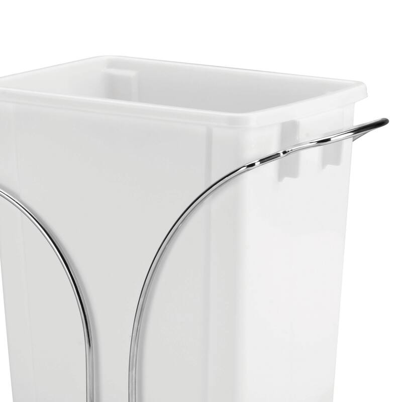 Household Essentials Pull Out Trash Can with Under-Cabinet Caddy
