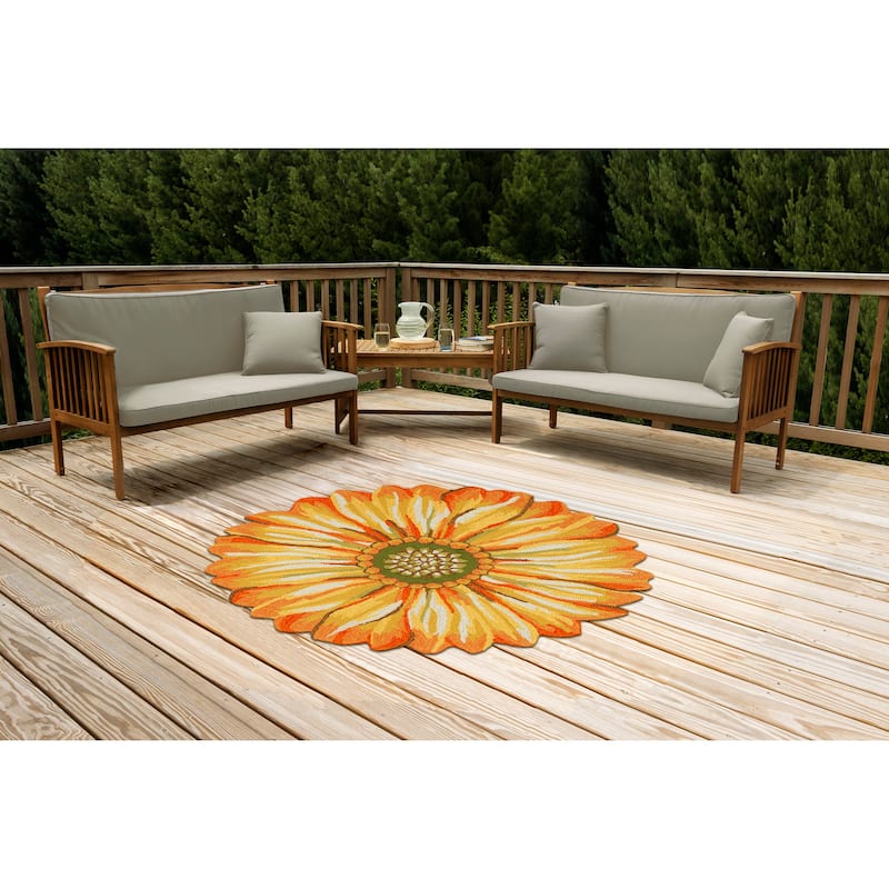 Liora Manne Frontporch Sunflower Indoor/Outdoor Mat Bed Bath & Beyond