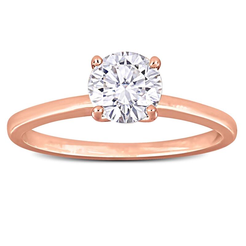 Miadora 7/8ct - 1ct TDW Diamond Solitaire Engagement Ring in 14k Rose White or Yellow Gold