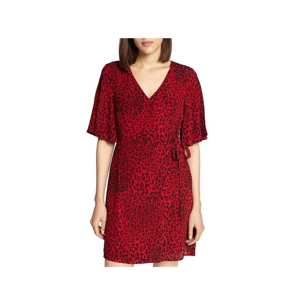 Sanctuary Leopard Wrap Dress Deals, 57 