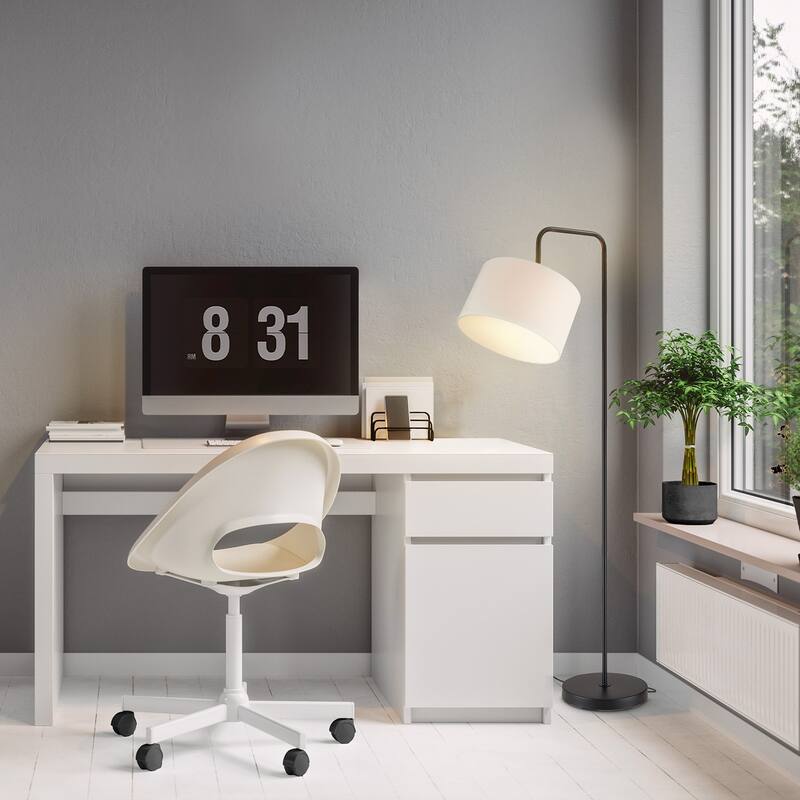 Barden 58" Floor Lamp with Linen Shade