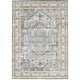 preview thumbnail 6 of 5, Parson Machine Washable Grey and Beige Area Rug 3' x 5'