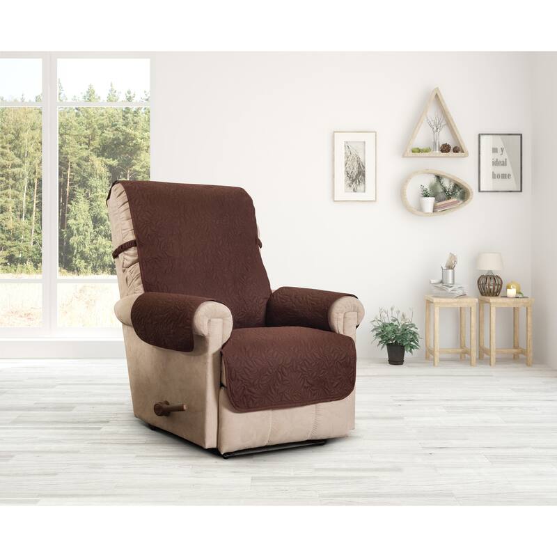 Belmont Leaf Secure Fit Recliner Furniture Cover Slipcover