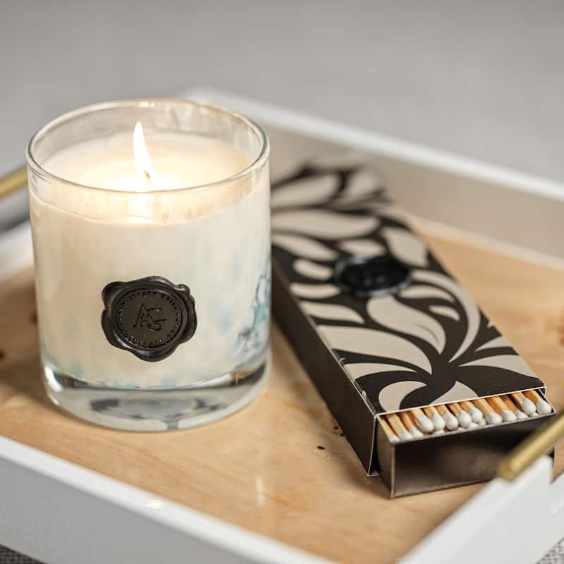AG Opal Glass Candle Jar in Gift Box, Sunset Beach