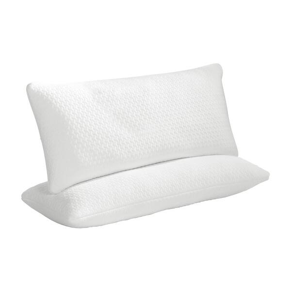 Eaton Shredded Memory Foam Pillow Set Of 2 Overstock 31435464