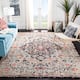 SAFAVIEH Madison Sabire Boho Medallion Distressed Rug - 6' x 9' - Beige/Black