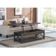 preview thumbnail 1 of 5, Carpenter Brown Rectangular Lift-Top Coffee Table with Casters by Flexsteel - 50" x 18" x 26" Wood - 50" x 18" x 26" - Brown