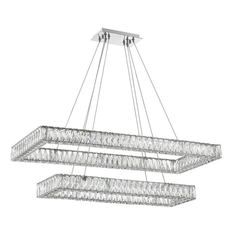 LED Chrome Chandelier