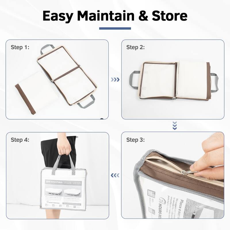 Pocassy Outdoor Sofa Lounge Chair Covers Heavy Duty Waterproof Covers.