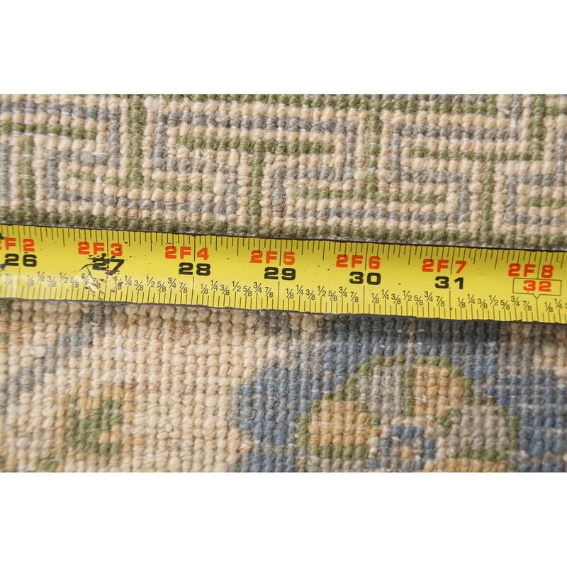 Vegetable Dye Khotan Oriental Wool Area Rug Hand-knotted Foyer Carpet - 4'5" x 6'11"