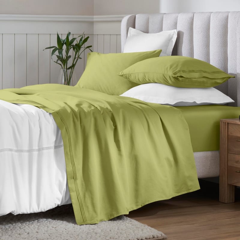 Superior Egyptian Cotton 650 Thread Count Deep Pocket Solid Sheet Set