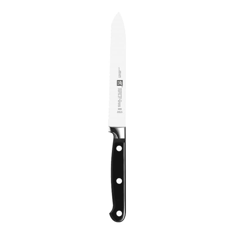 ZWILLING Professional "S" 5-inch Serrated Utility Knife - 5-inch