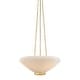 preview thumbnail 1 of 9, Hudson Valley Lighting 2317 Awosting 3 Light 17" Wide Pendant with Aged Brass