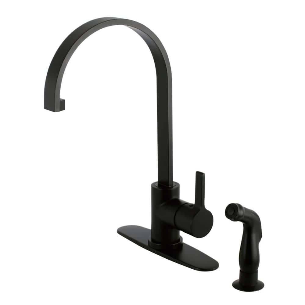 Kingston Brass Continental 1.8 GPM Single Hole Kitchen Faucet -