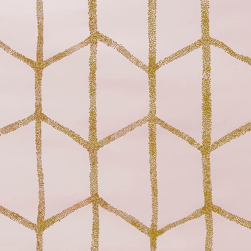Total Blackout Metallic Print Grommet Top Curtain Panel(Only 1 Pc Panel)