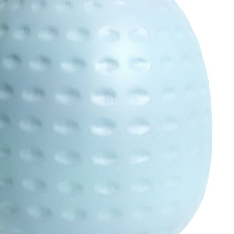 Petite Dimpled Ceramic Table Lamp with Tapered Shade - 12.5" - Blue