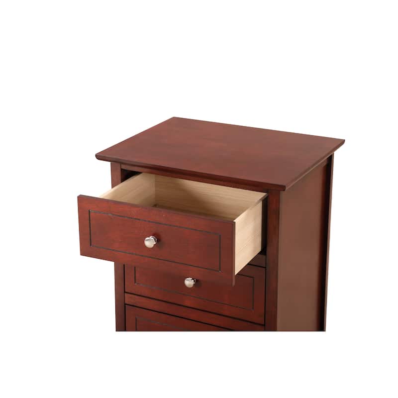 Transitional Nightstand For Bedrooms - Cherry