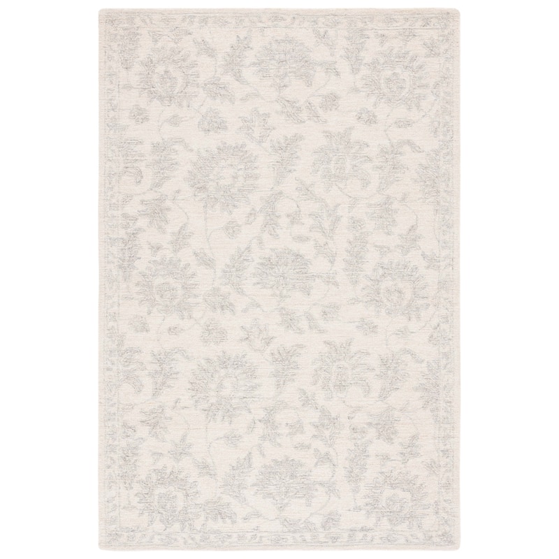SAFAVIEH, Handmade Ebony Zanica Modern & Contemporary Wool Rug