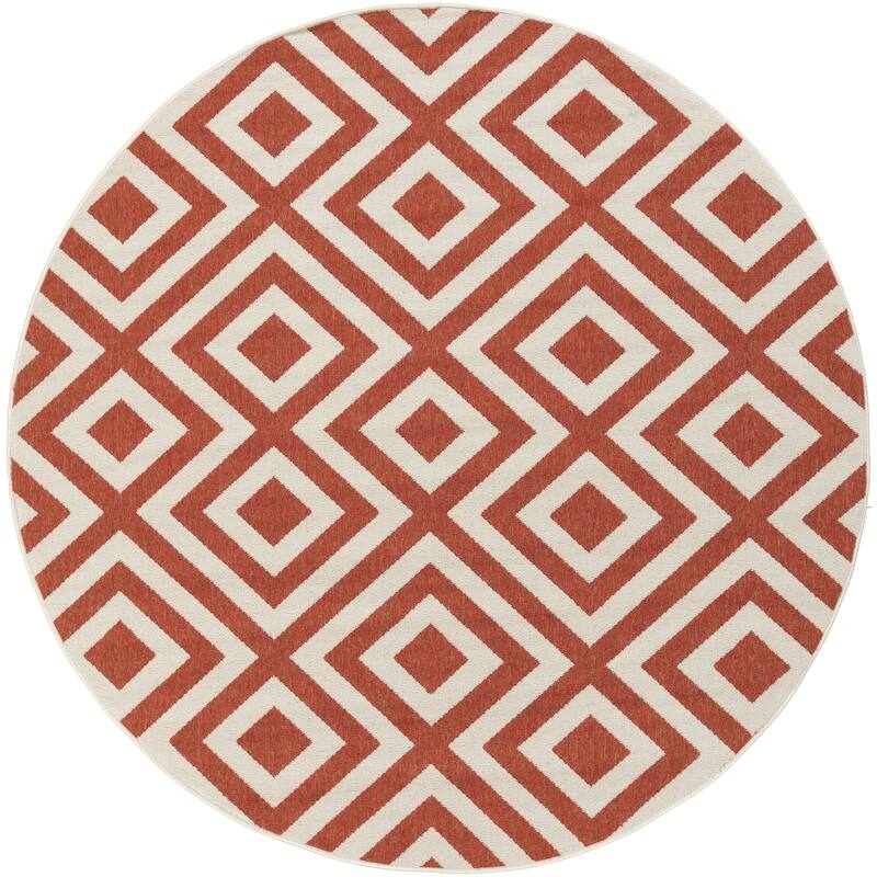 Livabliss Alvise Transitional Geometric Indoor/ Outdoor Area Rug