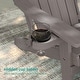 preview thumbnail 53 of 54, Bonosuki 2-Piece Folding Adirondack Chairs with Retractable Ottoman, Fire Pit Patio Chair with Cup Holder