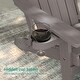 preview thumbnail 4 of 6, Bonosuki 4-Piece Folding Adirondack Chairs with Retractable Ottoman and Cup Holder Lawn Outdoor Lounge Chair