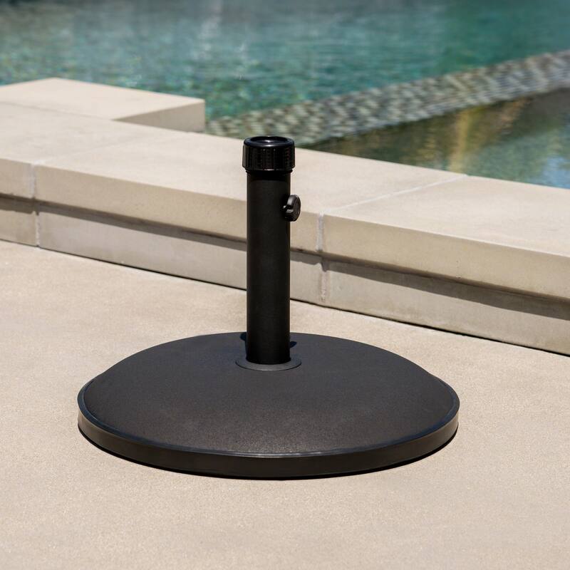 Roomfitters Square/Round 55 lbs Umbrella Base, Heavy-Duty Patio Umbrella Holder