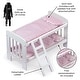 preview thumbnail 8 of 13, Badger Basket Doll Bunk Bed with Bedding and Ladder
