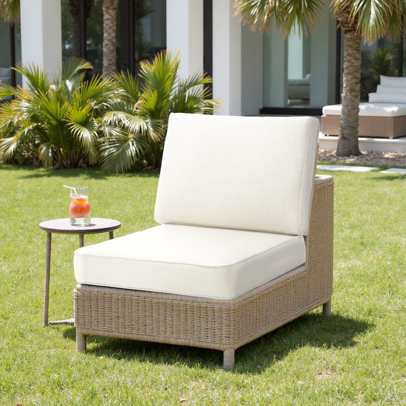 Sunbrella Seat Cushion Waterproof Patio Furniture Cushion - Sunbrella - 4306-Light Sand