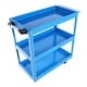 preview thumbnail 19 of 21, 3-Tier Rolling Tool Cart for Garage and Workshop Use