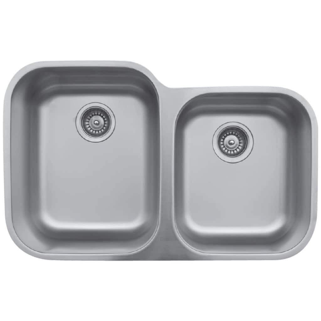 Karran USA U-6040R U Series 31-1/2" Undermount Double Basin Stainless