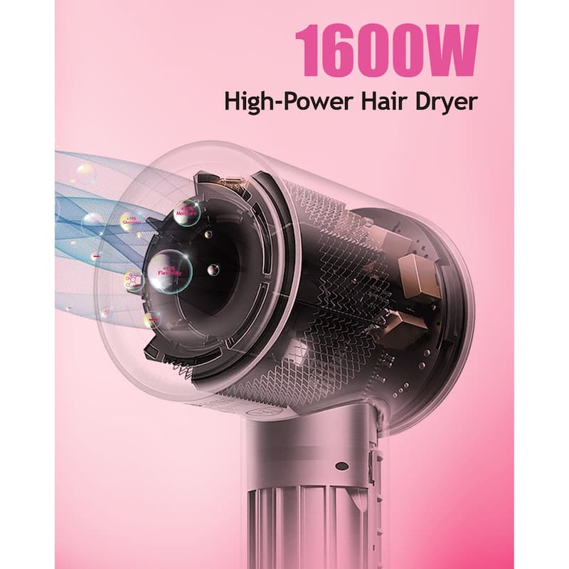 5 Colors 2-Speed 150000 RPM Fast Drying Hair Dryer