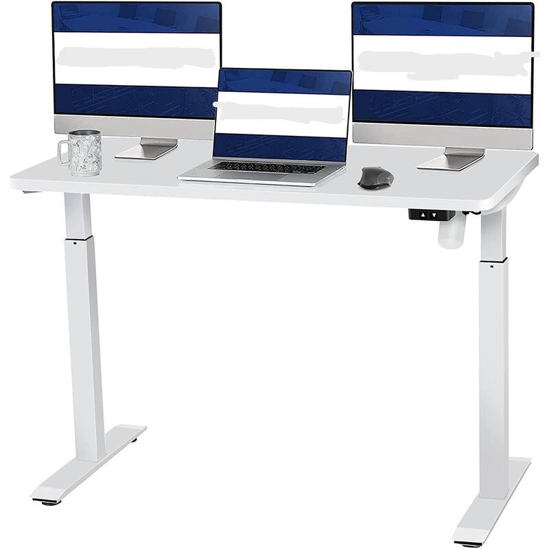 Height Adjustable Electric Standing Desk with Modern Design and Easy Assembly, Perfect for Home or Office Use