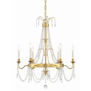 Crystorama Lighting Group MAI-18606 Maizey 6 Light 28" Wide Crystal