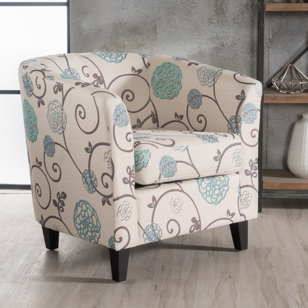 Christopher Knight Home - Preston Floral Fabric Club Chair