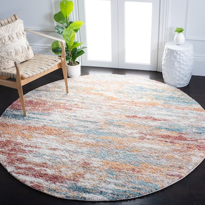 SAFAVIEH Calista Shag Bakhyt Abstract 1-inch Thick Rug