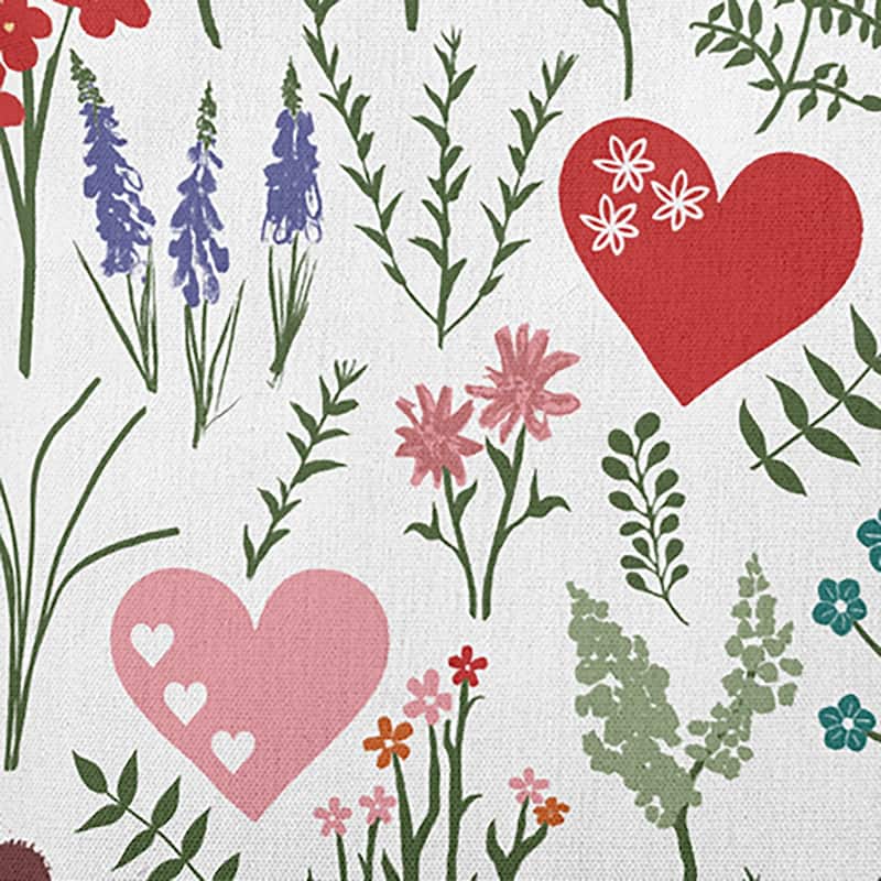 Valentine Garden Accent Pillow