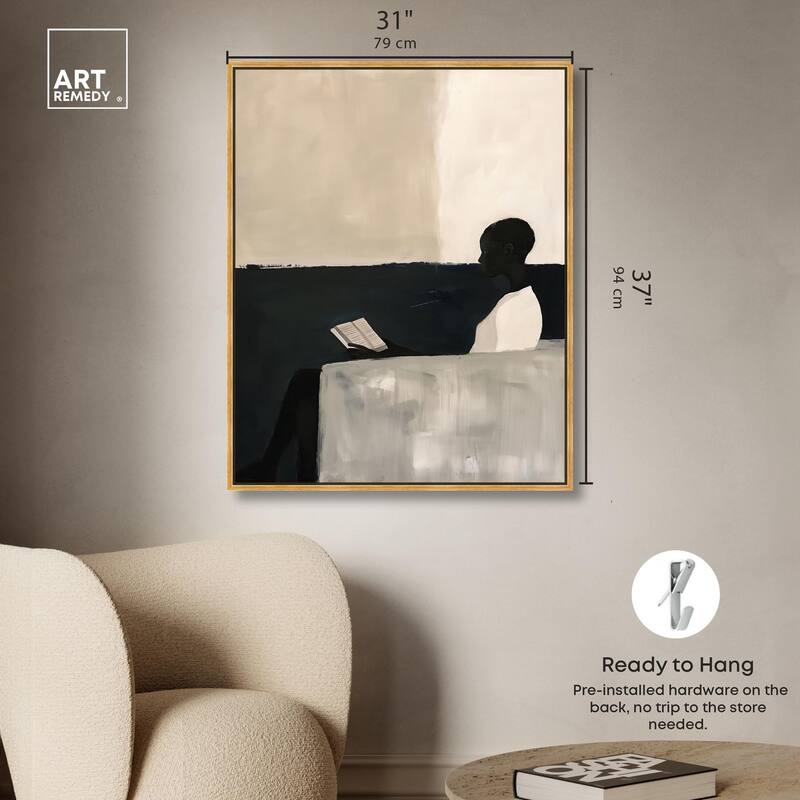 Void Reader III Canvas by Art Remedy